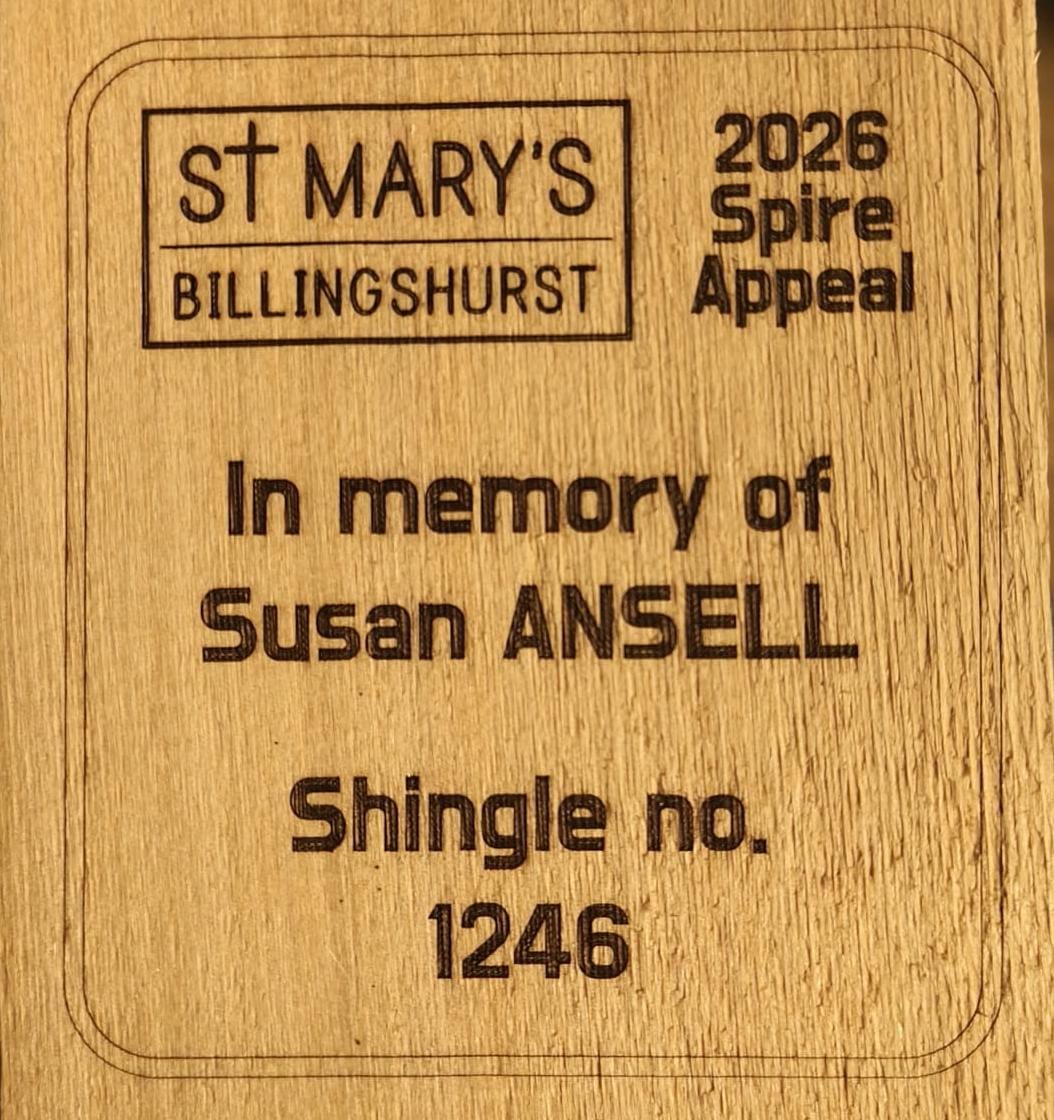 Sponsored shingle dedication